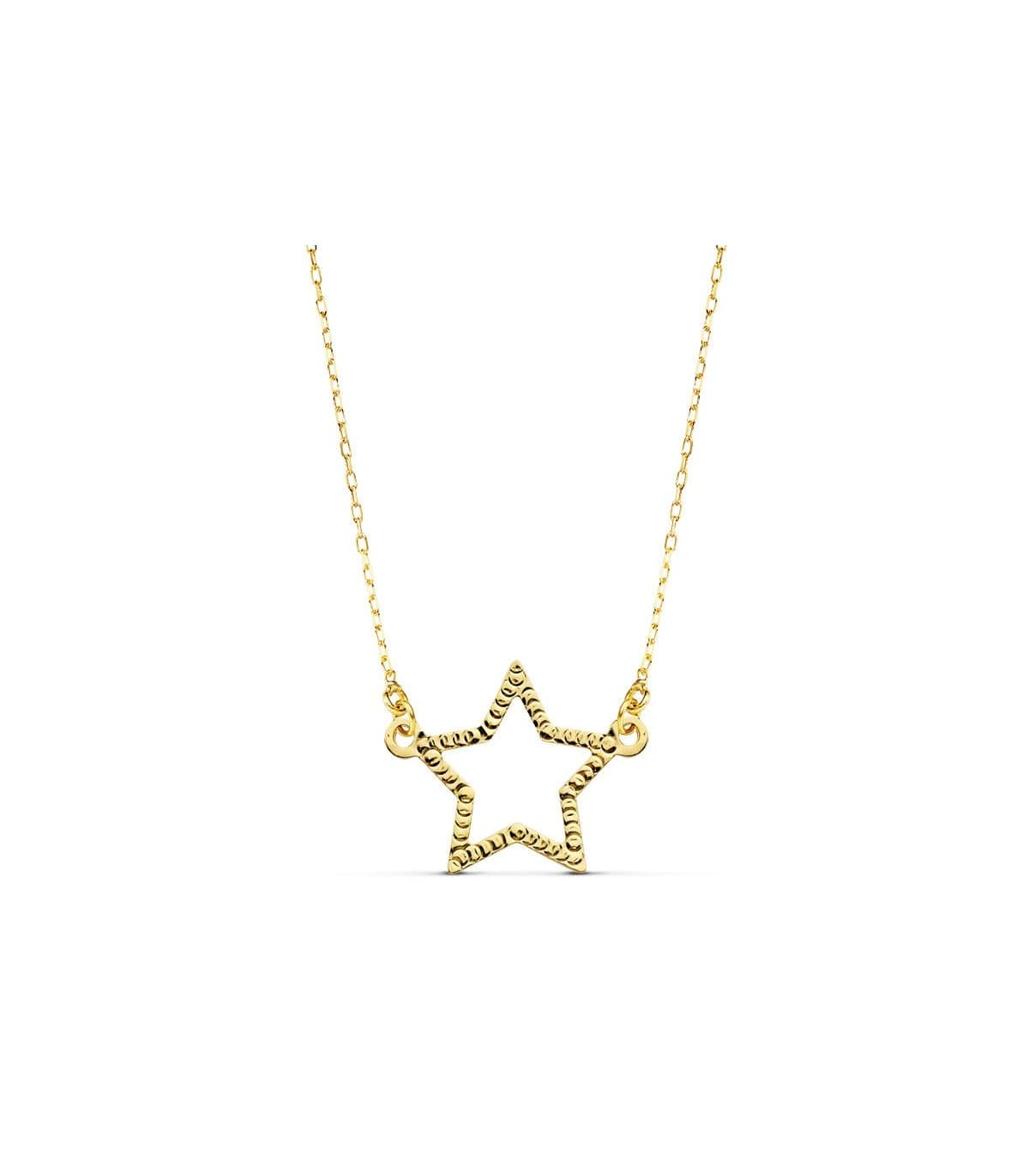Collar mujer Little Star oro amarillo 18K 45 cm
