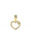 Ciondolo da donna Slim Heart oro 18kt 9 mm