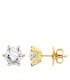 Boucles d'oreilles Femme Irache Or Jaune 18K