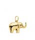 Ciondolo Elefante portafortuna oro giallo 18kt 16 mm, amuleto buona fortuna
