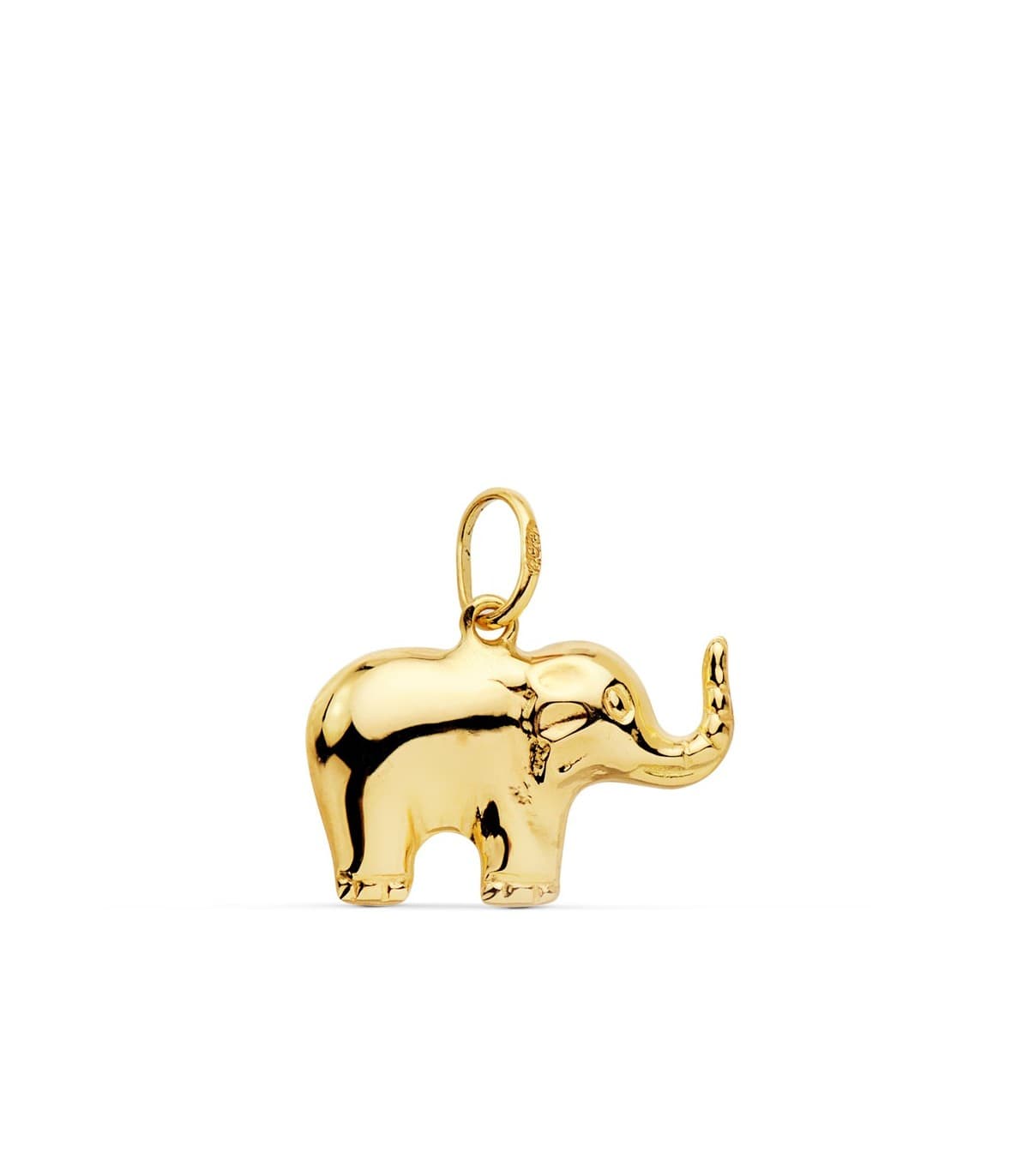 Pendentif éléphant 3D En Or Jaune 18 Carats - 3,6 Grammes - Occasion Excellent état