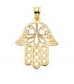 Pendentif Main de Fatma Hamsa Or 18K 32 mm