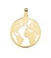 Anhänger Flat World 16964 Gelbgold 750