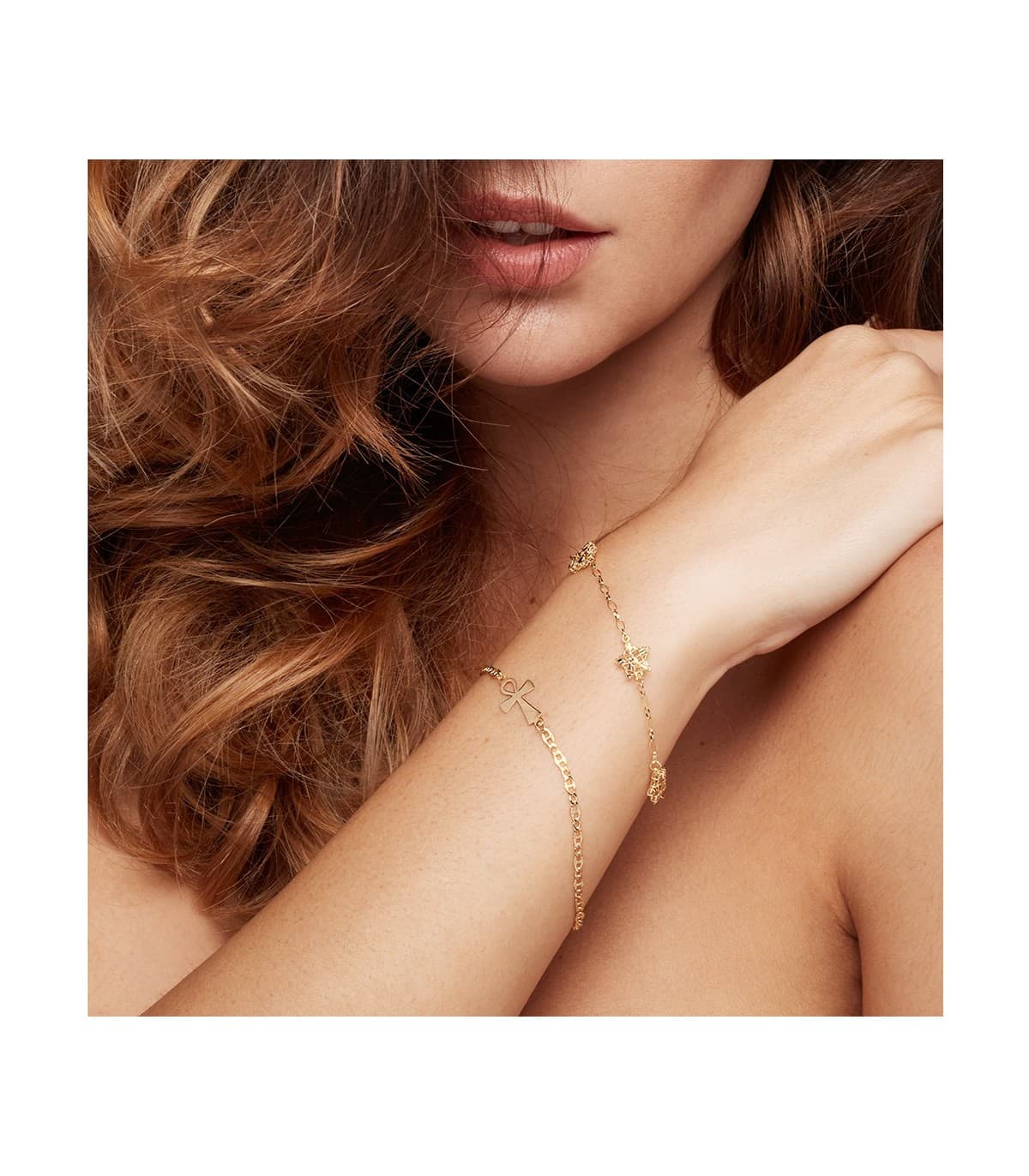 Ankh Goldarmband für Damen Gold 750er/ 18K 08000120