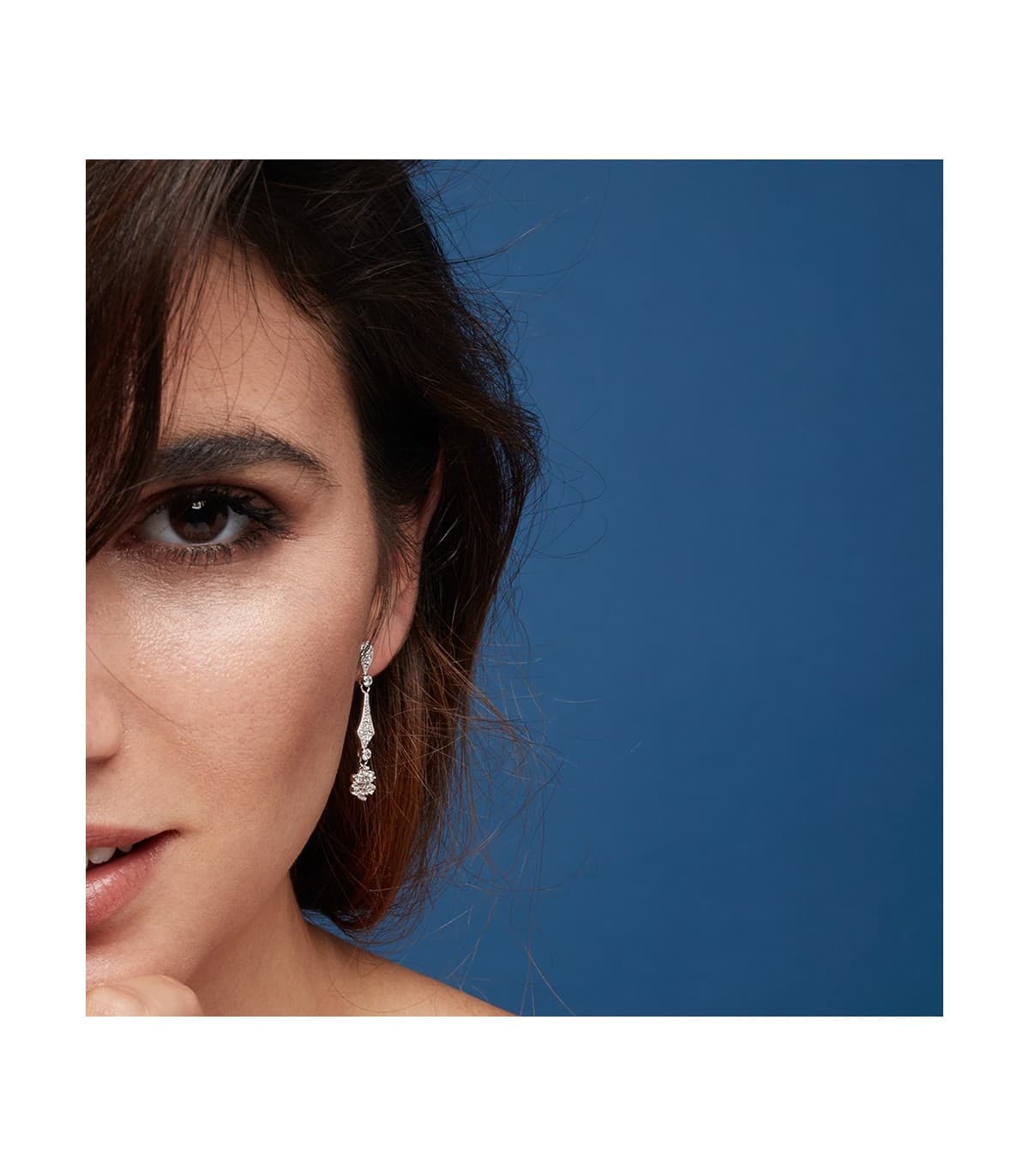 Pendientes de novia Oro estilo vintage chic boho art deco. Pendientes mujer nupcial lapidados cubanas