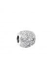 Pendentif Bridal Boule Or Blanc 18k 8 mm