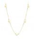 Collier femme 5 Stars or jaune 18K 42 cm