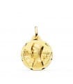 Medalla Virgen de Montserrat 18 Ktes 20mm