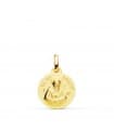 Medalla Saint Benoit Oro 18k 14mm