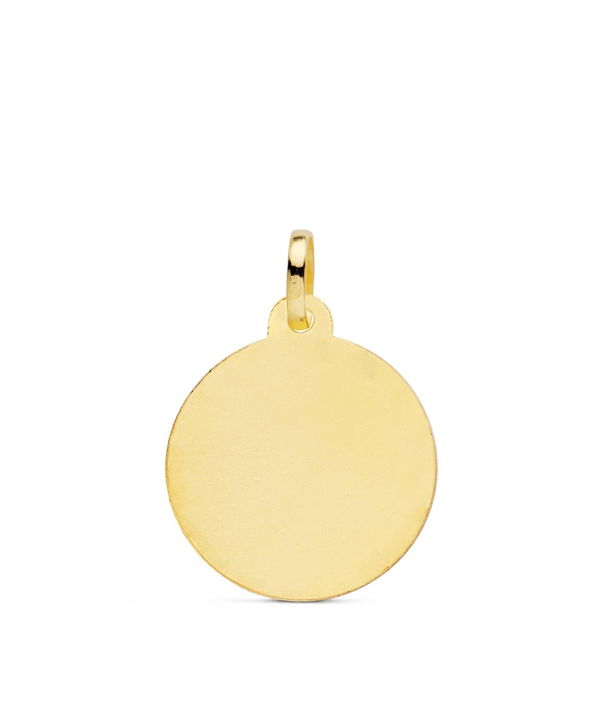 placa chapa disco colgante personalizado joya grabado oro 18k nombre texto mensaje papa mama comunion