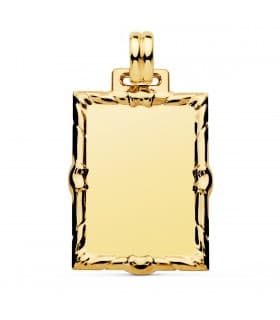 joya personalizable foto oro 18 kilates letras manuscritas grabado