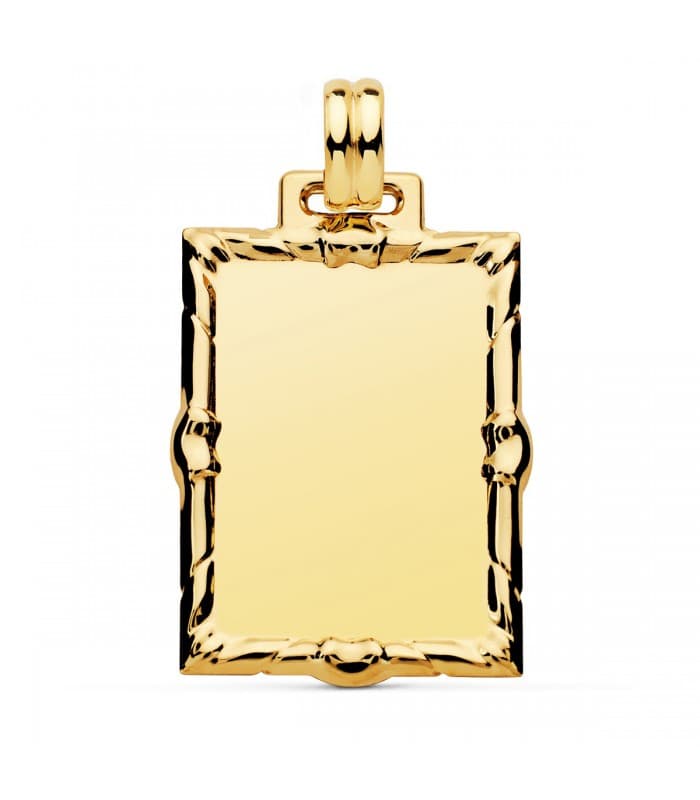 joya personalizable foto oro 18 kilates letras manuscritas grabado