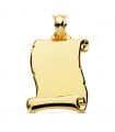 Pergamino liso Oro 18 Ktes 30 mm