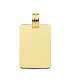 Colgante chapa oro amarillo 18 kilates 24mm Joya personalizada