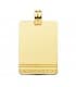 Colgante Chapa Oro 18K 28 mm Rectangular greca placa grande grabado foto