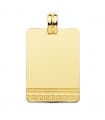 Anhänger mit Gravur 18K Gelbgold P6468-28