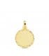 joya personalizable oro 18 ktes letras manuscritas grabado colgante disco chapa placa