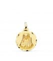 Medaille Heilige Lucia 18K Gelbgold P8058-318