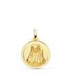 Medaille Heilige Lucia 18K Gelbgold P8058-118