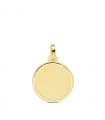 Médaille Ronde Or 18K 16 mm Biseau