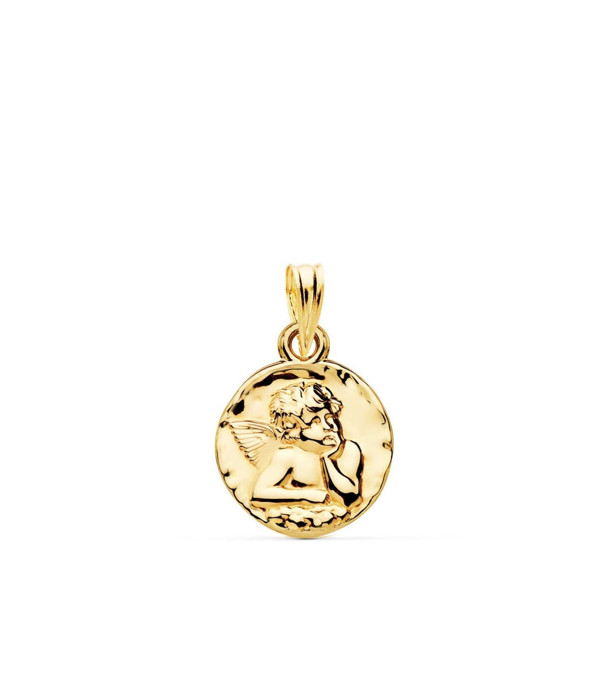 Pendentif Ange En Or 18 Carats Pour Baptême - Bijou Occasion, Symbole Religieux