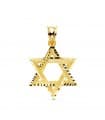 Pendentif Étoile de David Or Jaune 18K 20mm