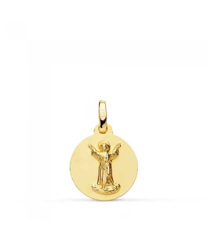 Médaille Divine Enfant Jésus Or 18K 14 mm