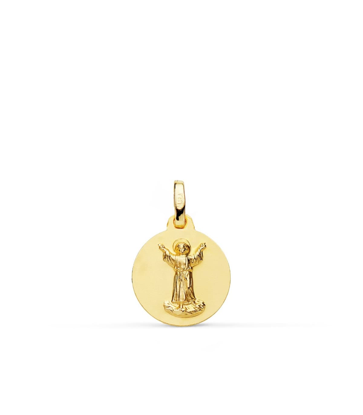 Médaille Divine Enfant Jésus Or 18K 14 mm
