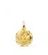 Medalla Bautismo Cristiano Oro 18k 16mm regalo bebé joya personalizada bautizo