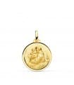 Hl Antonius Medaille Anhänger 750er Gold P8099-118
