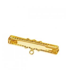 Alfiler oro  18 ktes barroco
