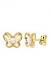 Orecchini bambina Comunione Chloe oro 18kt Farfalla