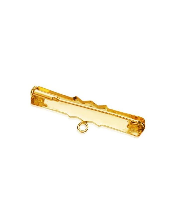 Alfiler oro  18 ktes hoja