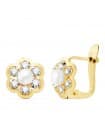 Pendientes niña Comunión Camila Oro 18K Perla