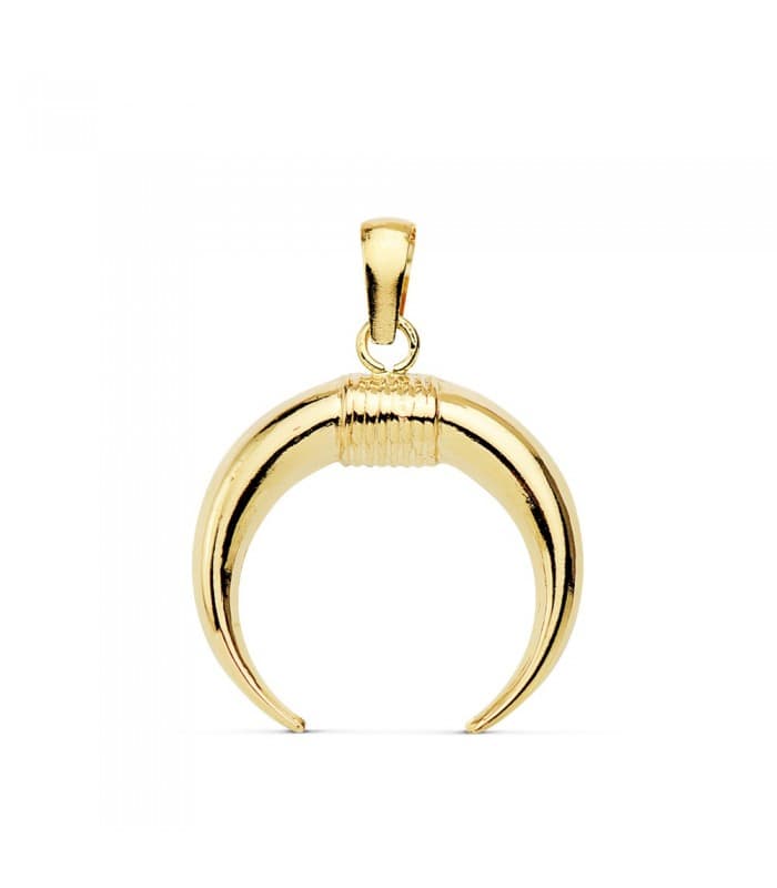 Gargantilla Cuerno Amulette Collection Oro Amarillo 18 K 16 MM