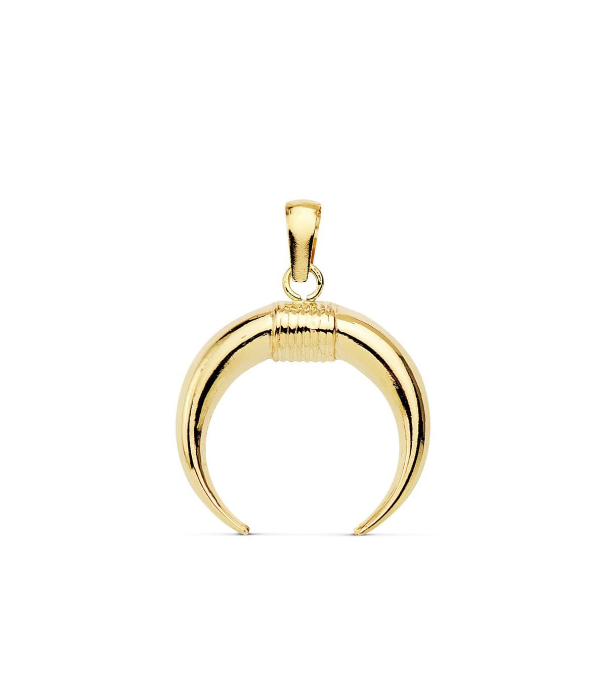 Gargantilla Cuerno Amulette Collection Oro Amarillo 18 K 16 MM