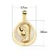 Medalla católica Comunión Oro 18K Virgen niña Nácar Gota joya personalizada colgante regalo