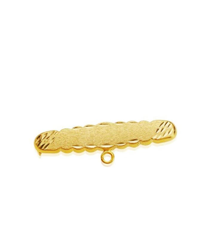 Épingle à nourrice or 18  carats nuage
