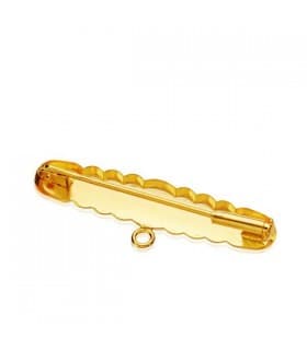Alfiler oro  18 ktes nube