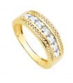 Bague femme Or Jaune 18K Ruth