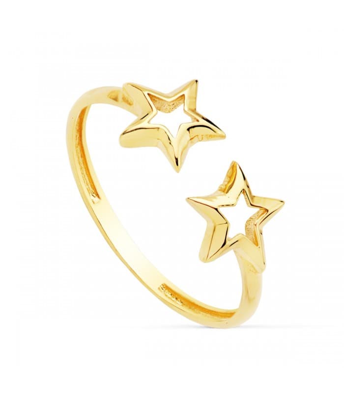 Bague femme Or Jaune 18K Sky