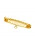 Alfiler  oro  18 ktes nube barroco