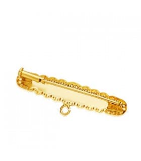 Alfiler  oro  18 ktes nube barroco