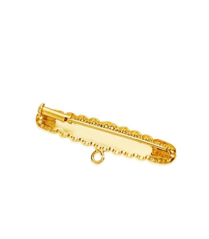 Alfiler  oro  18 ktes nube barroco