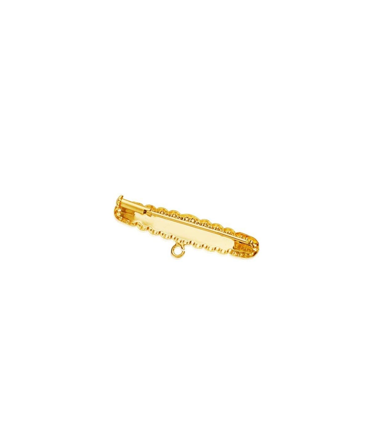 Alfiler  oro  18 ktes nube barroco