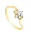 Anello donna oro giallo 18kt Osiris