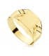 Sello cadete Zeus Oro Amarillo 18K  anillo niño comunión joya personalizable grabado