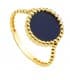 Bague femme Or Jaune 18K Blue Night Dot