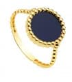 Anillo mujer Oro Amarillo 18K Blue Night Dot