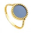 Anillo mujer Oro Amarillo 18K Blue Lake Dot